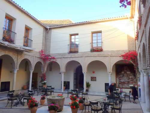 Our Hotel's Courtyard.